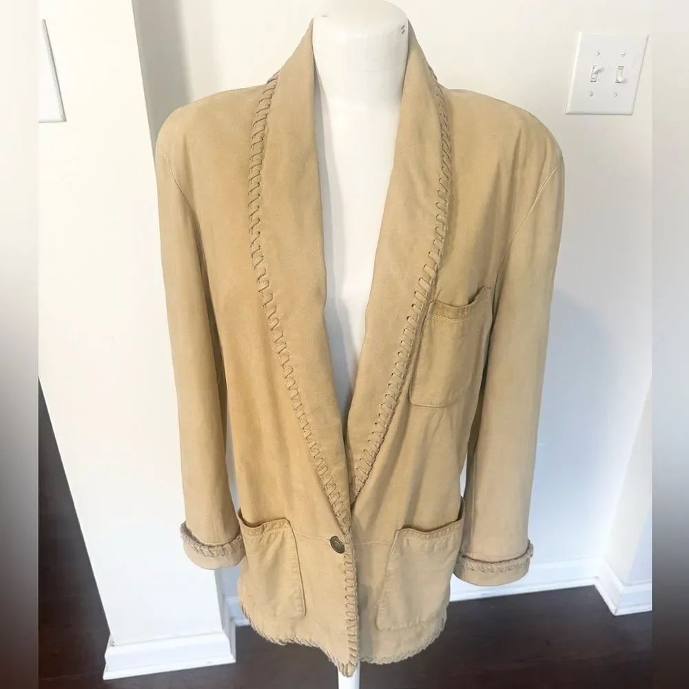 LNR Korean Made Vintage Women’s Leather Jacket M